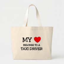 Mon coeur appartient à un CHAUFFEUR DE TAXI Sacs
