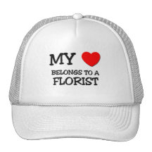 Mon coeur appartient à un FLEURISTE Casquettes De Camionneur