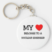 Mon coeur appartient à un INGÉNIEUR NUCLÉAIRE Porte-clés