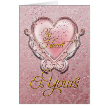 Mon coeur de Jaguarwoman "est à vous " Carte