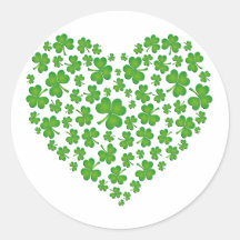 Mon coeur irlandais adhésifs