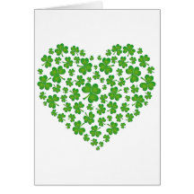 Mon coeur irlandais cartes de vœux