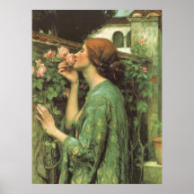 Mon doux s'est levé (âme du rose) par le château d posters