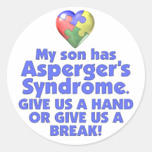 Mon fils a Asperger Autocollants