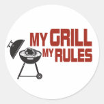 Mon gril mes règles adhésif