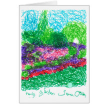 Mon jardin cartes de vœux