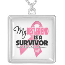 Mon meilleur ami est un survivant - cancer du sein collier