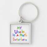 Mon oncle Math Superhero T-shirts et cadeaux Porte-clef