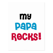 Mon papa bascule le T-shirts et les cadeaux Carte Postale