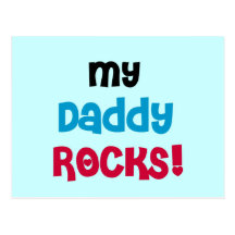 Mon papa bascule le T-shirts et les cadeaux Carte Postale