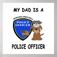 Mon papa de police affiche
