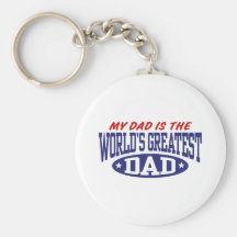 Mon papa est le plus grand papa du monde porte-clef