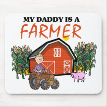 Mon papa est un agriculteur tapis de souris