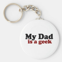 Mon papa est un geek porte-clés