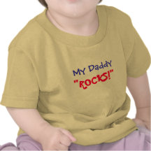 Mon papa, "ROCHES ! " - Nourrisson T-shirt