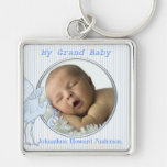 Mon porte - clé grand de photo de bébé de bébé porte-clés