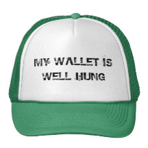 Mon portefeuille est chapeau bien accroché casquettes de camionneur