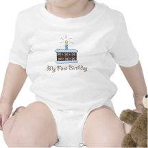 Mon premier garçon de gâteau d'anniversaire t-shirts