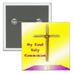 Mon premier Pin de bouton de sainte communion Pin's Avec Agrafe