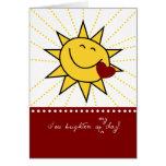 Mon soleil carte de vœux