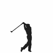 Mon T-shirt brodé par golf de sport