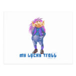 mon troll chanceux cartes postales