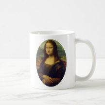 Mona Lisa de froncement de sourcils Tasses À Café