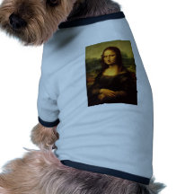 Mona Lisa - Leonardo da Vinci Tee-shirts Pour Animaux Domestiques