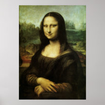 Mona Lisa par la Renaissance de cru de Leonardo da Poster