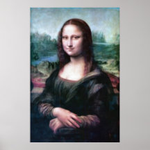 Mona Lisa par Leonardo da Vinci Affiche