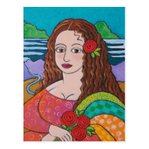 Mona maniaque carte postale