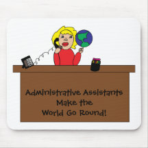 Monde professionnel administratif Mousepad Tapis De Souris