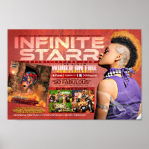 Monde sur l'affiche I du feu par Starr infini