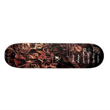 Monde sur le feu skateboards personnalisés