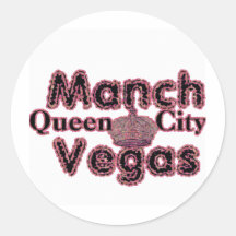 Monde urbain ManchVegas fait sur commande (Manches Autocollants