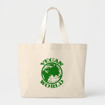 Monde végétalien sac