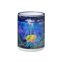 Mondes de tasse de café de merveille