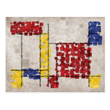 Mondrian a inspiré des carrés cartes postales