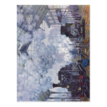 Monet, saint Lazare de Claude Bahnhof à Paris, Ank Carte Postale