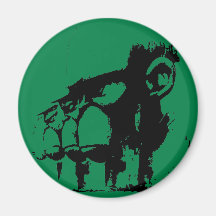 Monkey soldat magnets pour réfrigérateur