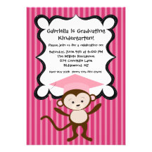 Monkeying autour badine l'invitation d'obtention d