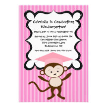 Monkeying autour badine l'invitation d'obtention d