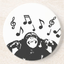 monkeymonkey de musique dessous de verre