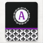 Monogram Fleur de Lis Mousepad Tapis De Souris