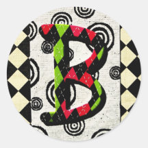 Monogramme B Adhésif