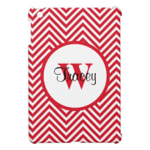 Monogramme blanc rouge