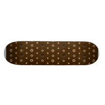 monogramme BROWN du twotwothree sk8 Skateboard Customisable