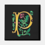 monogramme de Fleur-De-lis P Aimant