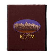 Monogramme de montagne coques iPad