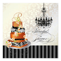 Monogramme de PixDezines nuptiale, gâteau brûlé d' Faire-parts